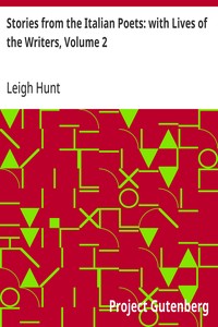 Cover of Stories from the Italian Poets: ...