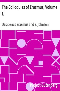 Cover of The Colloquies of Erasmus, Volume I. — A Closer Reading