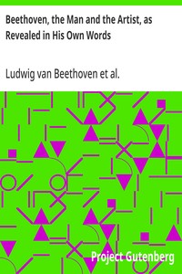 Cover of Beethoven, the Man and the Artist, as Revealed in His Own Words — Background and Themes