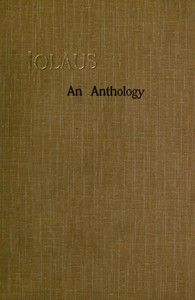 Cover of Ioläus: An Anthology of Friendsh...