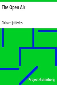 Cover of The Open Air — A Closer Reading