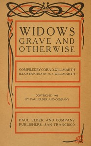 Cover of Widows grave and otherwise — Rea...
